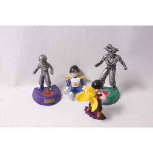 2000 Burger King Dragon Ball Z Figurine Lot FLAWED Gohan Vegeta ~ 260324-WH 1000